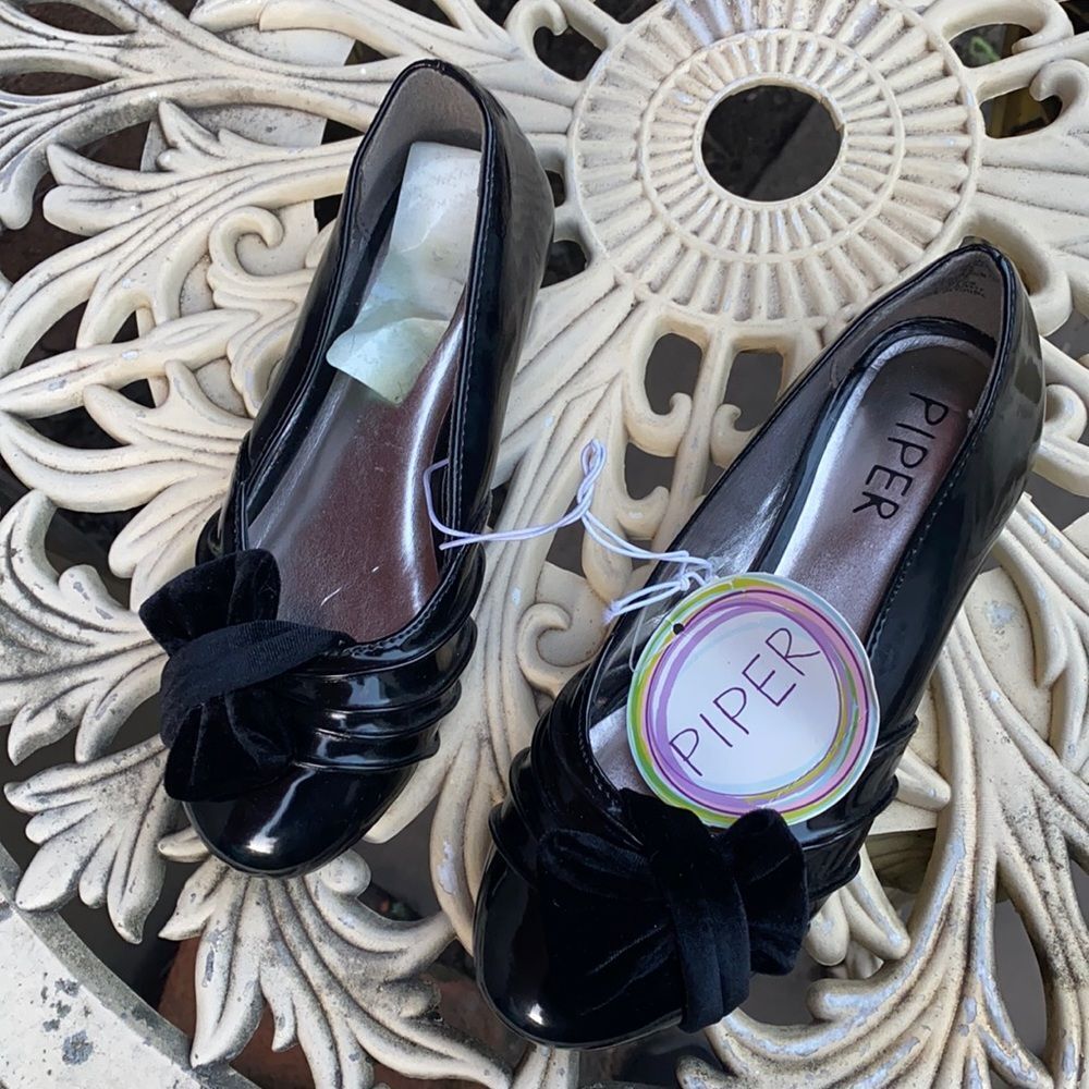 Piper black shoes sz. 1